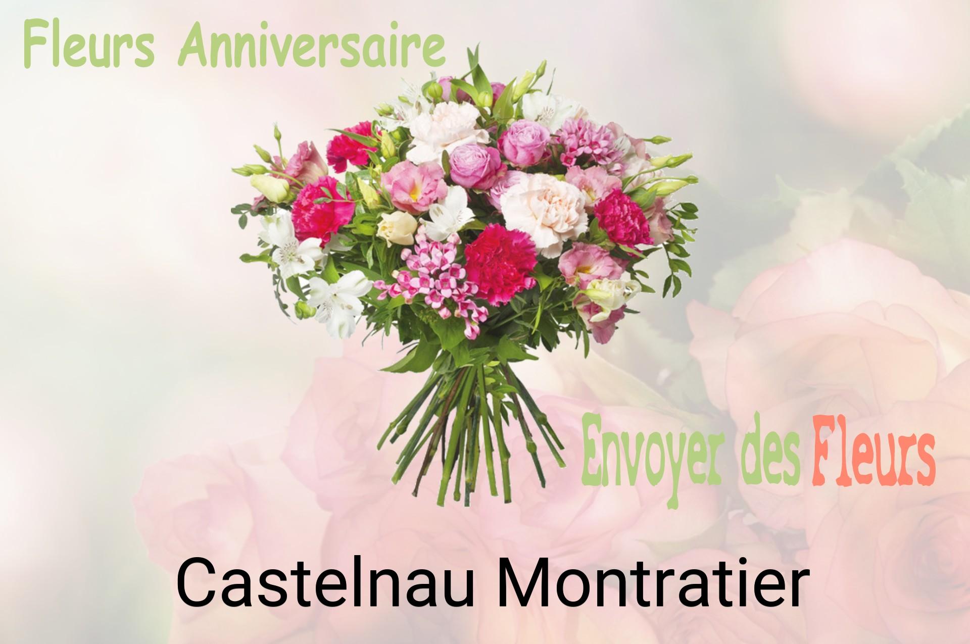 Bouquet de fleurs d’anniversaire livré à Castelnau-Montratier