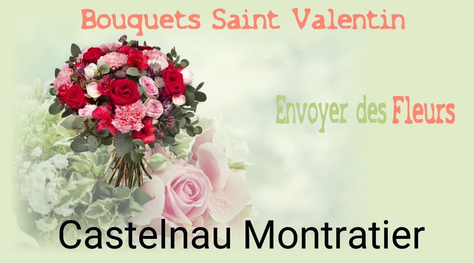 Roses de Saint-Valentin livrées à Castelnau-Montratier